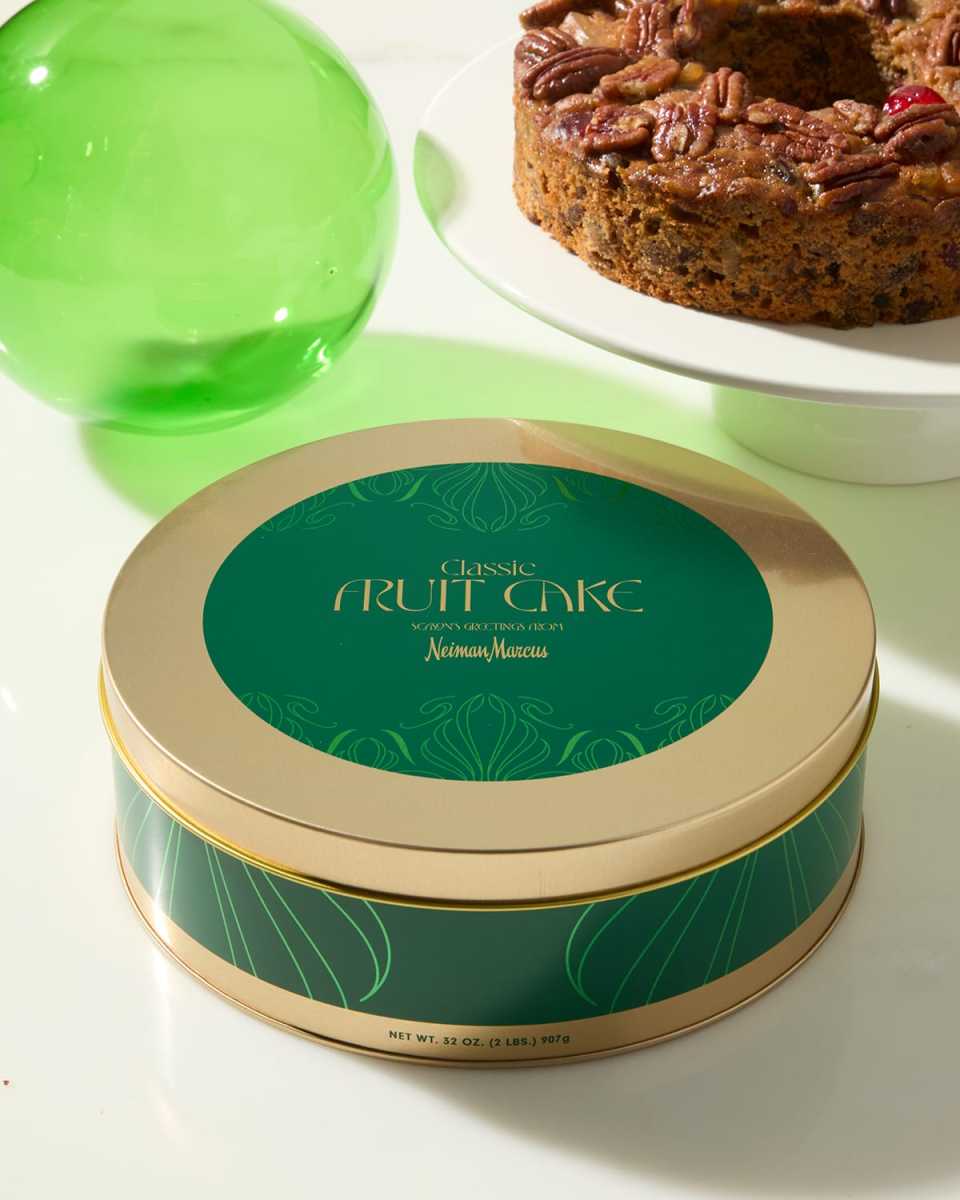 Fruit Cake Holiday Gift Tin